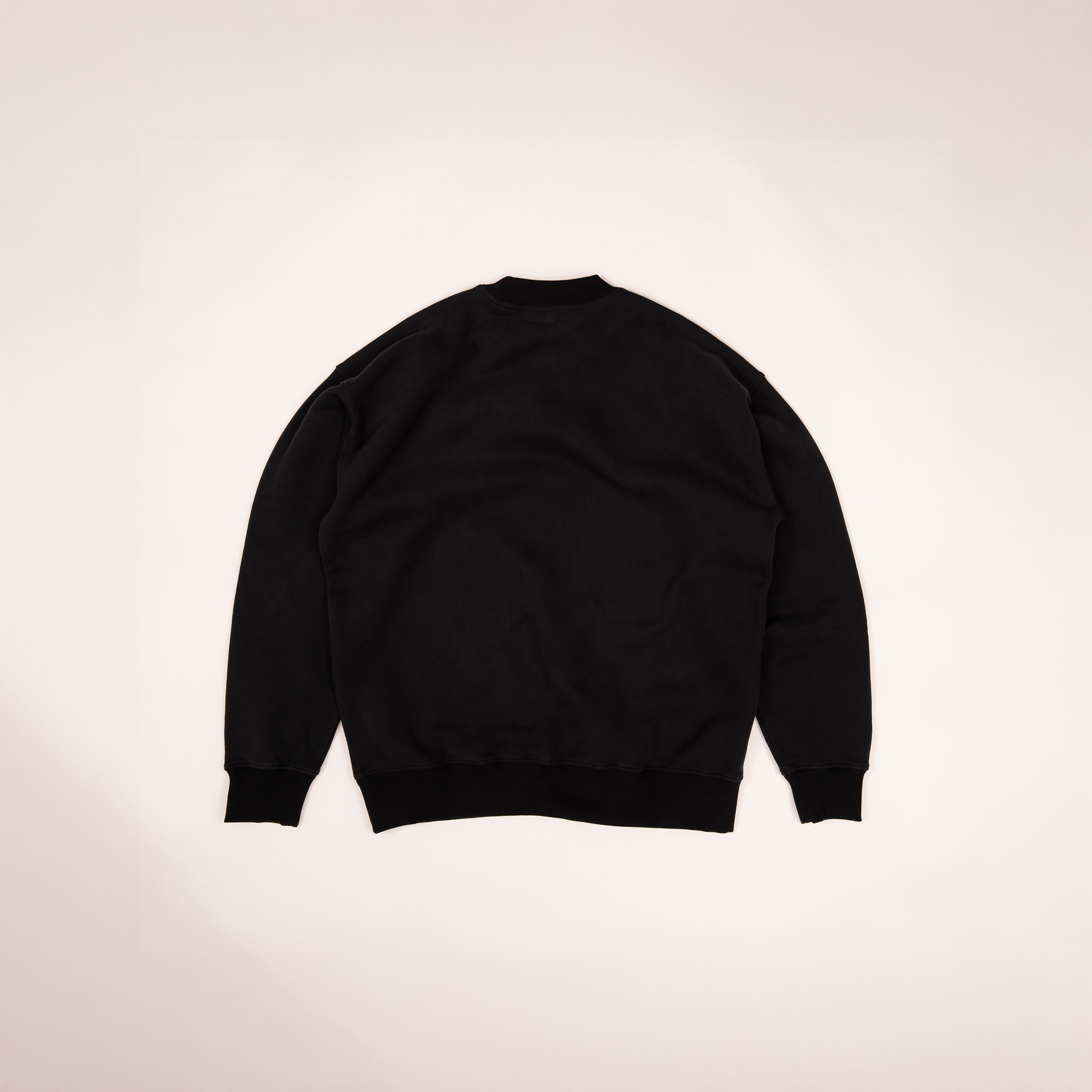 Crewneck Sweatshirt | Midnight Black | Organic Cotton - Studio Nidra Crewneck Sweatshirt | Midnight Black | Organic Cotton - Studio Nidra